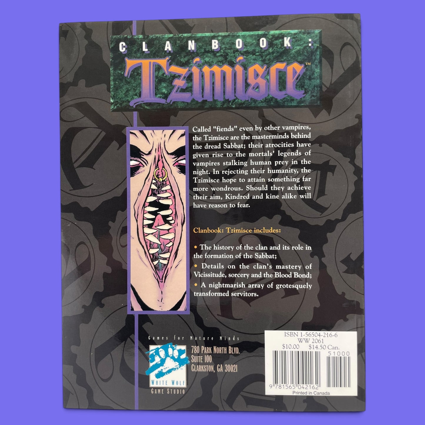 Clanbook: Tzimisce Vampire: The Masquerade White Wolf
