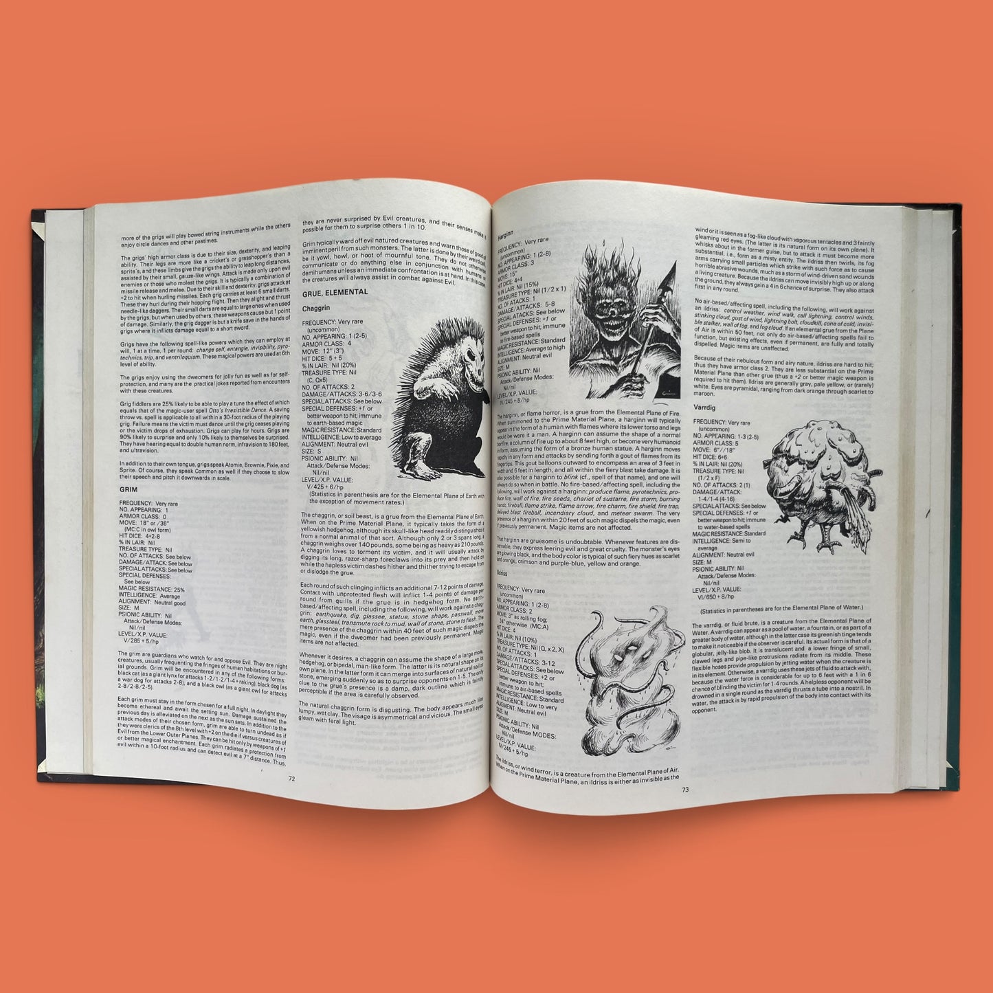 Monster Manual II 2016 Advanced Dungeons & Dragons 1e