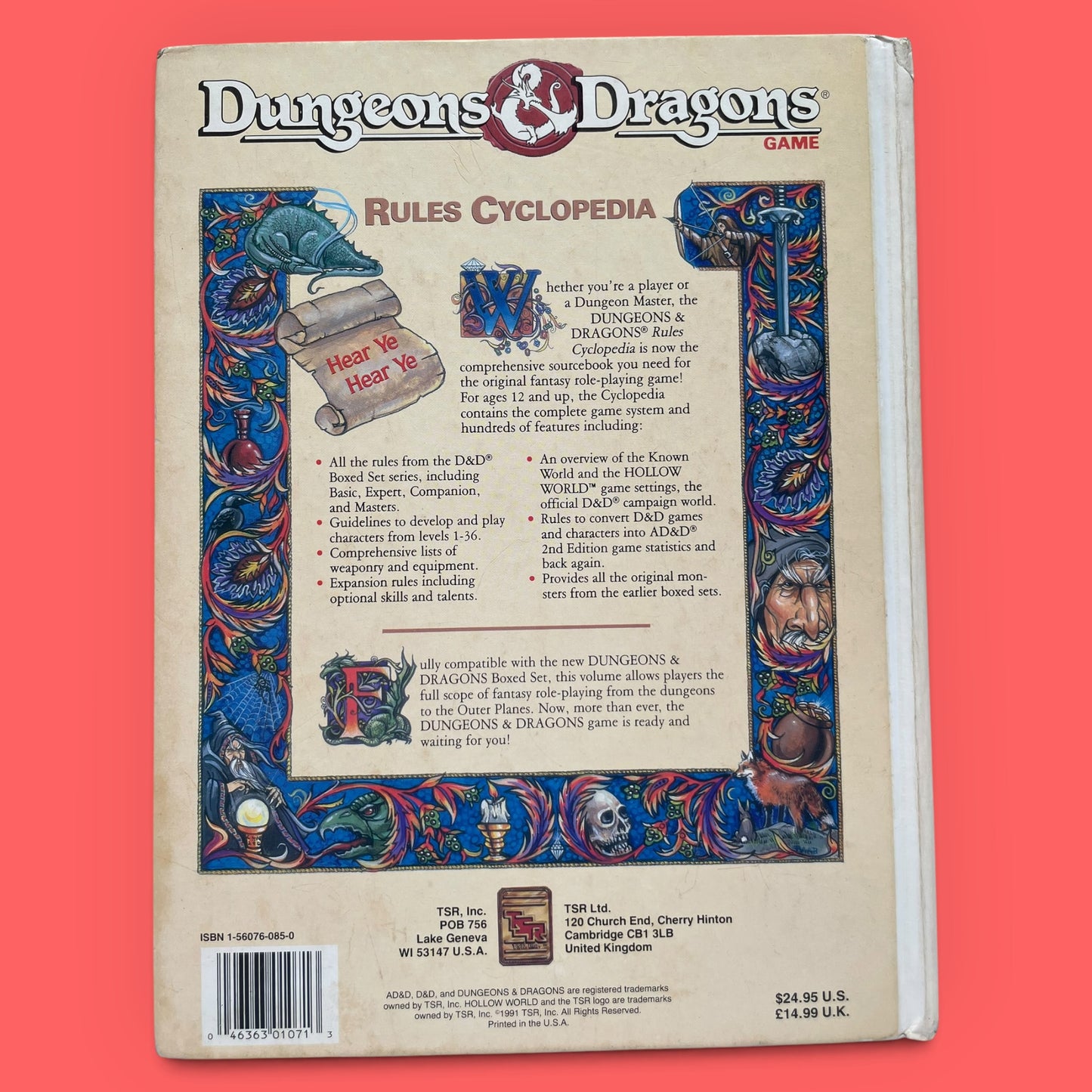 Dungeons & Dragons Rules Cyclopedia 1071