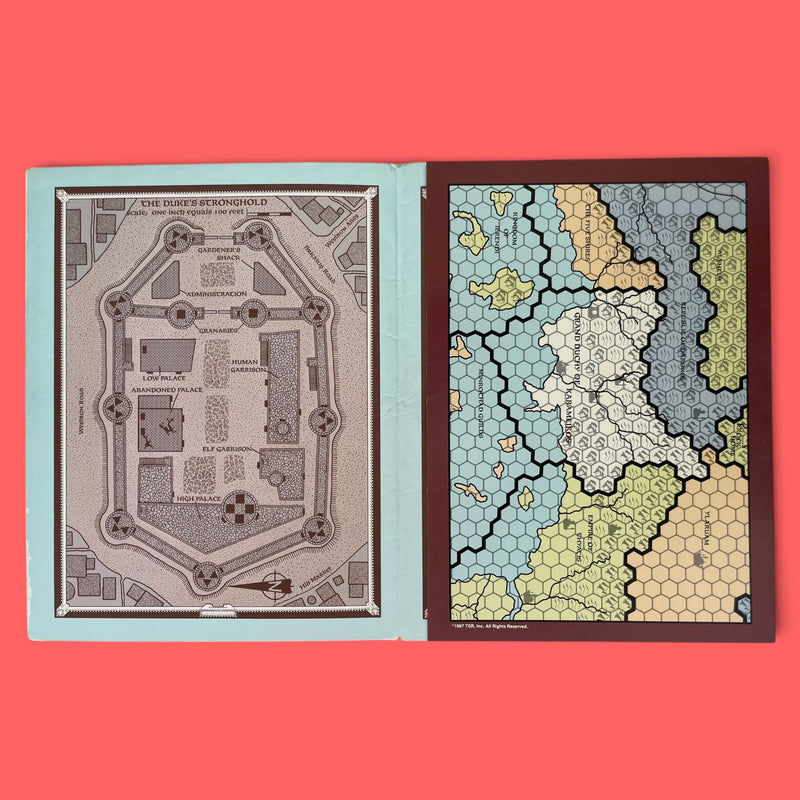 The Grand Duchy of Karameikos Gazetteer GAZ1 9193 Dungeons & Dragons
