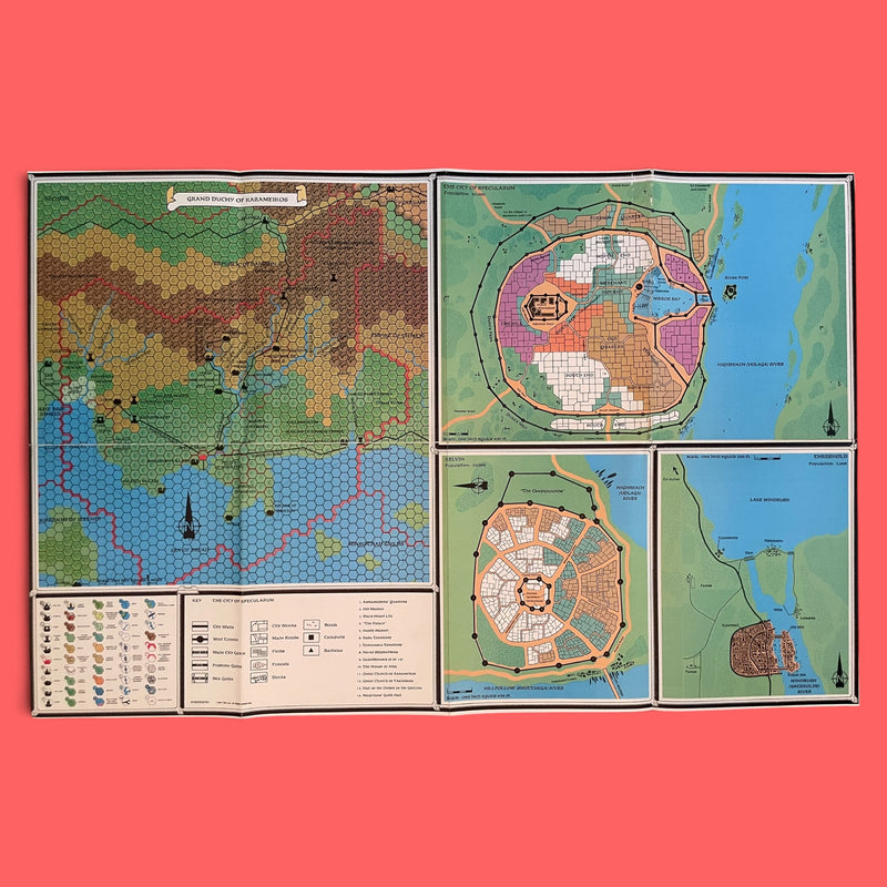 The Grand Duchy of Karameikos Gazetteer GAZ1 9193 Dungeons & Dragons