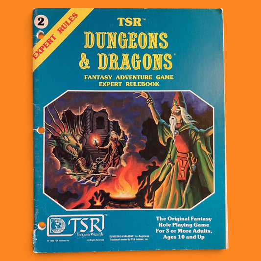 Dungeons & Dragons Expert Rules 2 Rulebook 1981