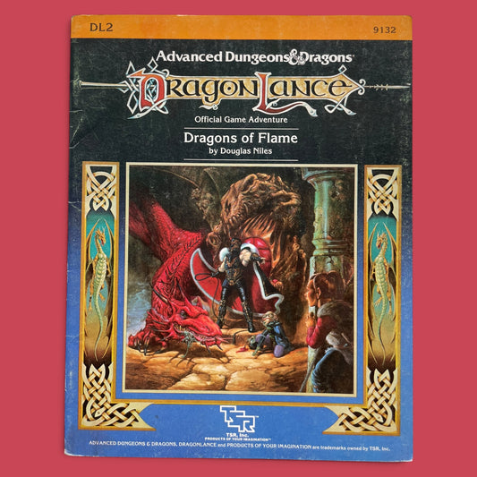 Dragons of Flame Dragonlance DL2 AD&D 1e