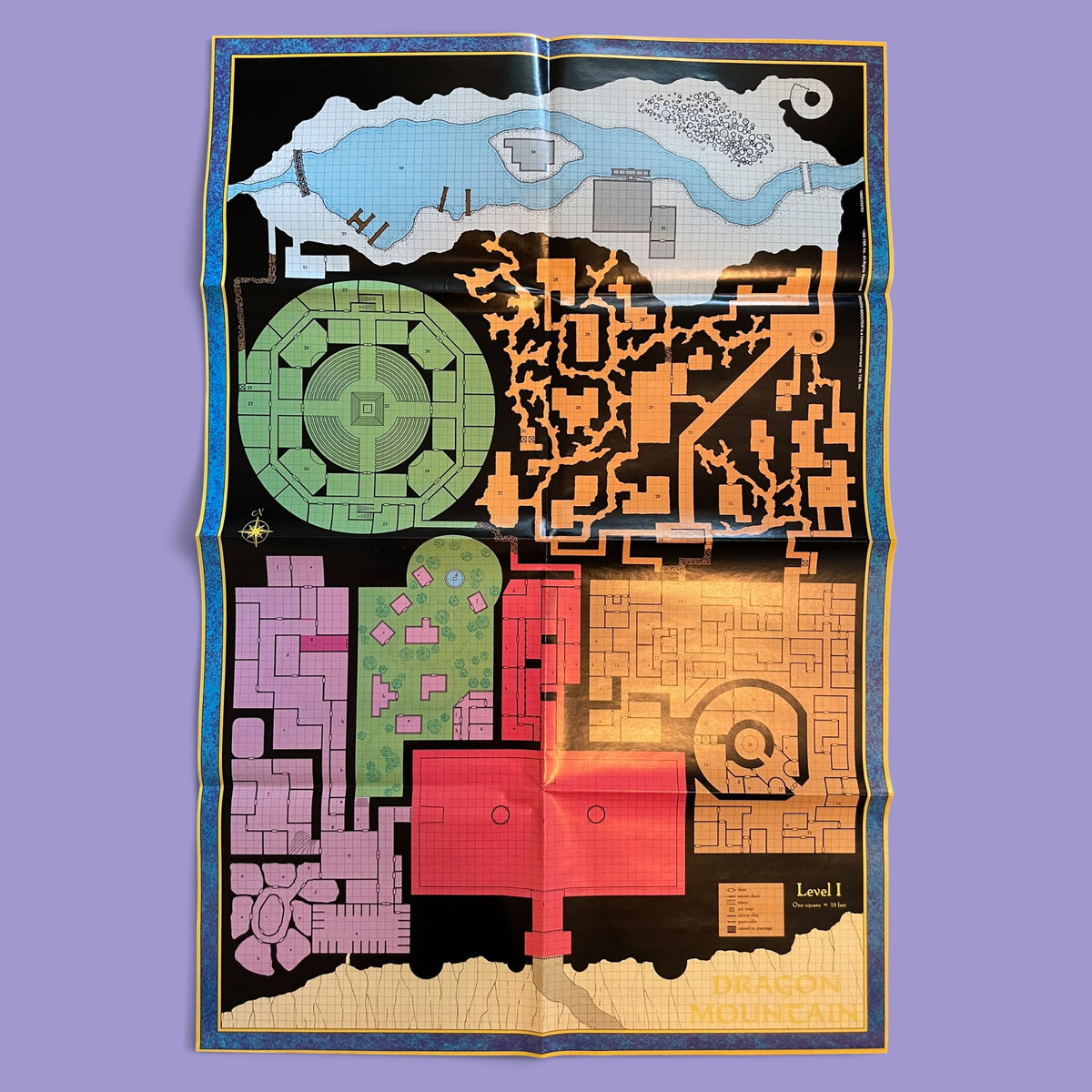 Dragon Mountain Adventure Deluxe Boxed Set AD&D 2e