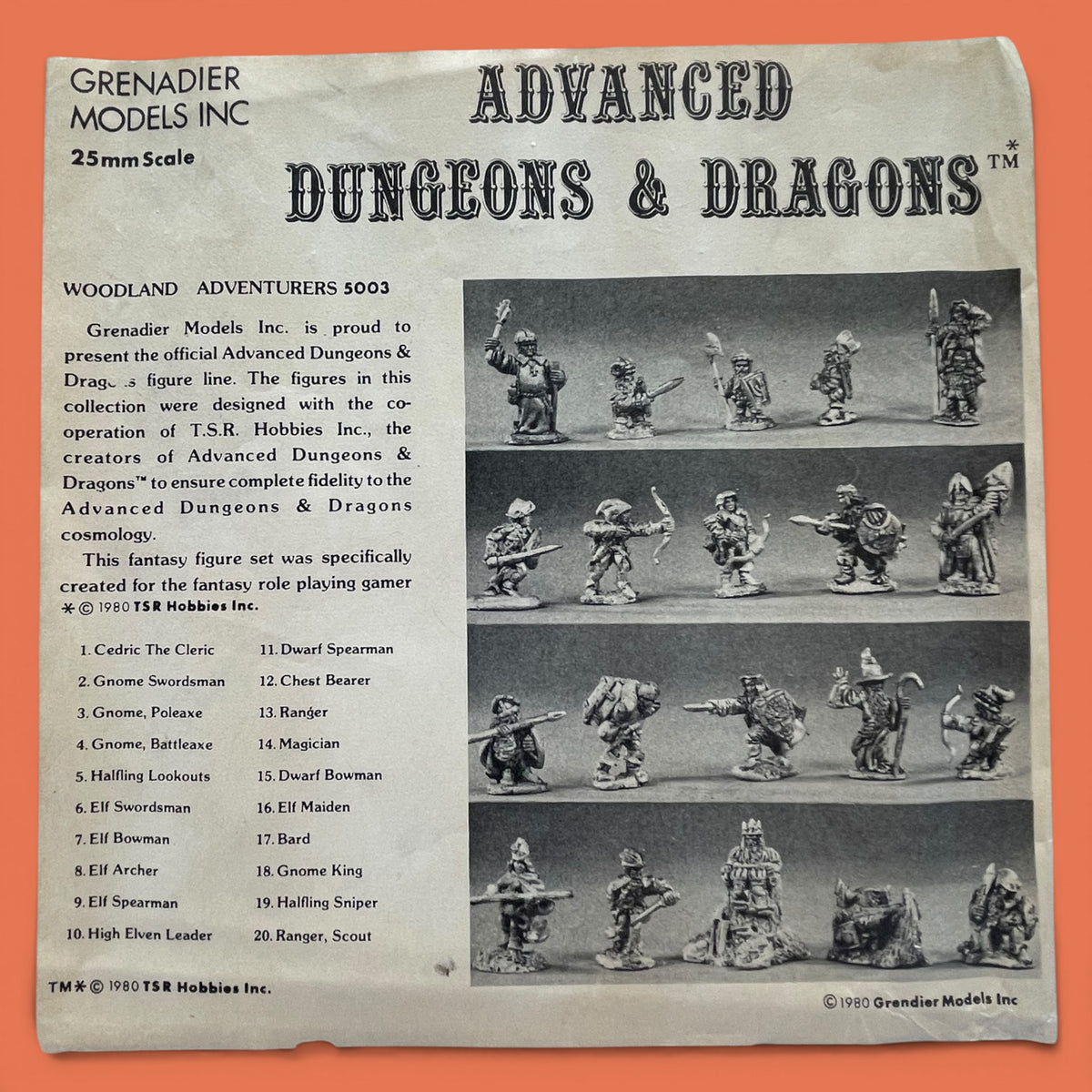 Woodland Adventurers Grenadier Advanced Dungeons & Dragons