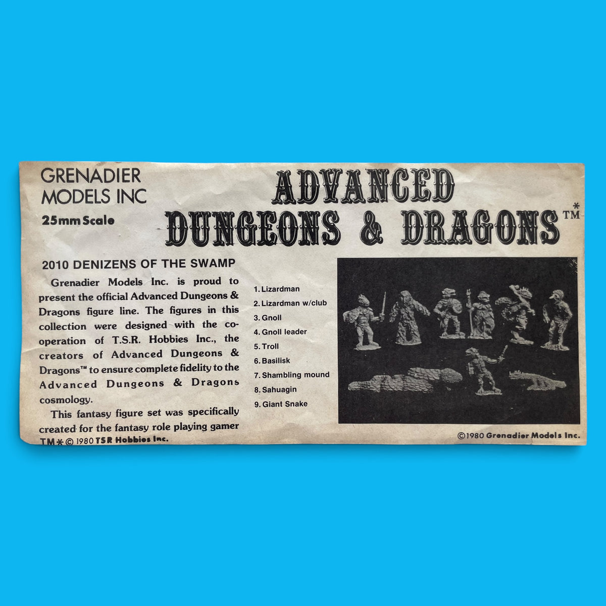 Denizens of the Swamp Grenadier Advanced Dungeons & Dragons