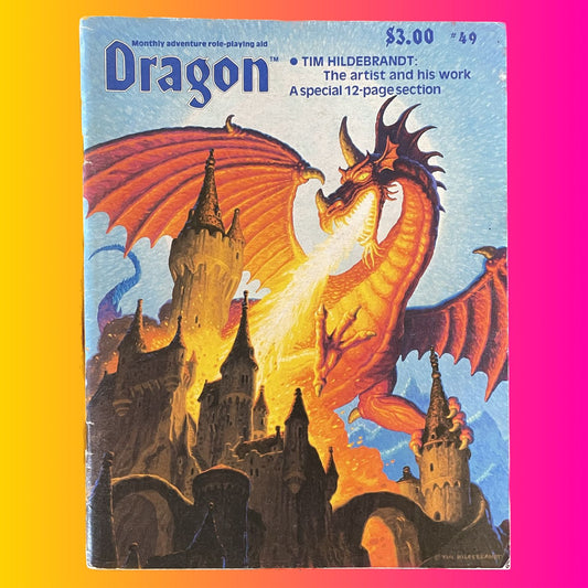 Dragon Magazine #49 May 1981 TSR - Lichyard Games