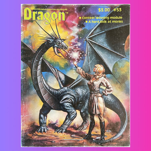 Dragon Magazine #53 September 1981 TSR - Lichyard Games