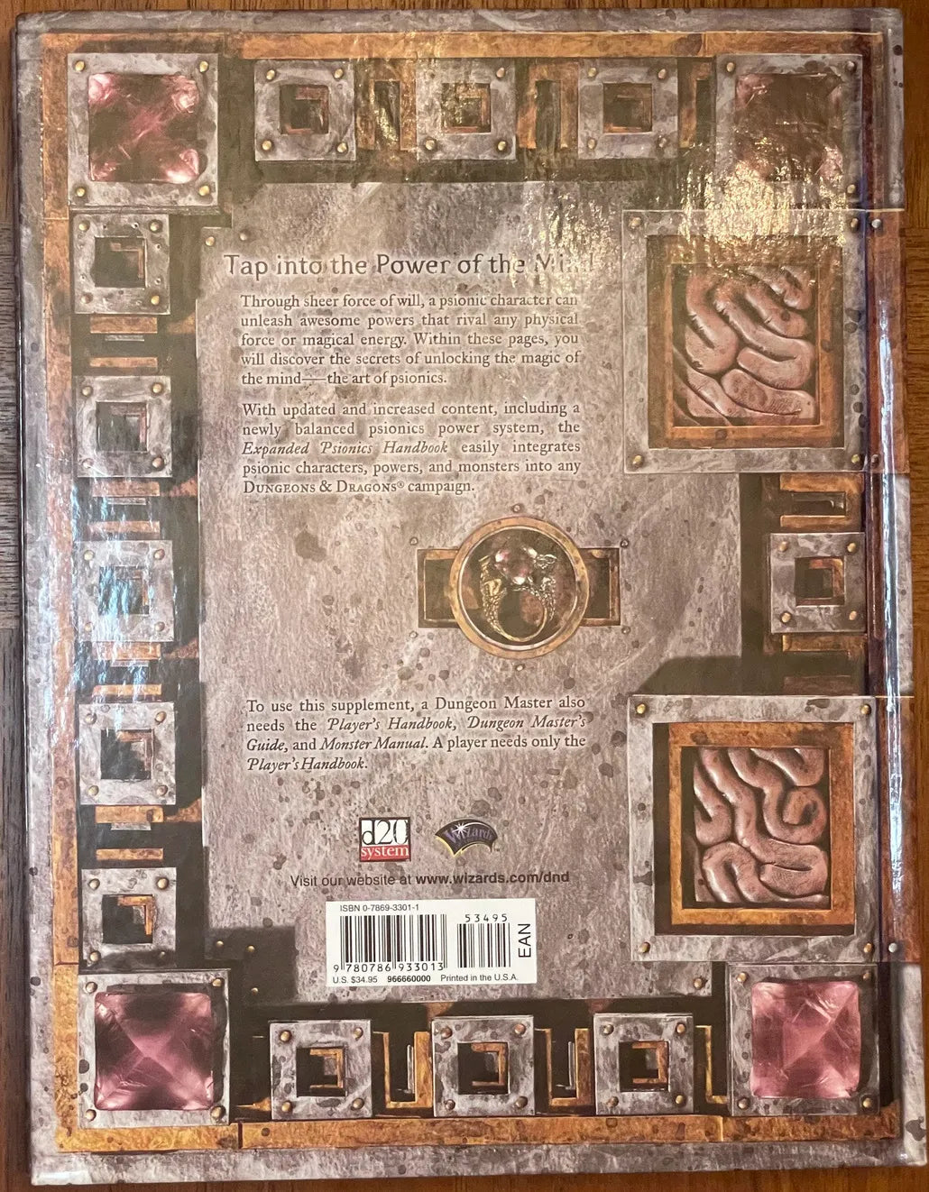 Expanded Psionics Handbook Dungeons & Dragons 3e - Lichyard Games