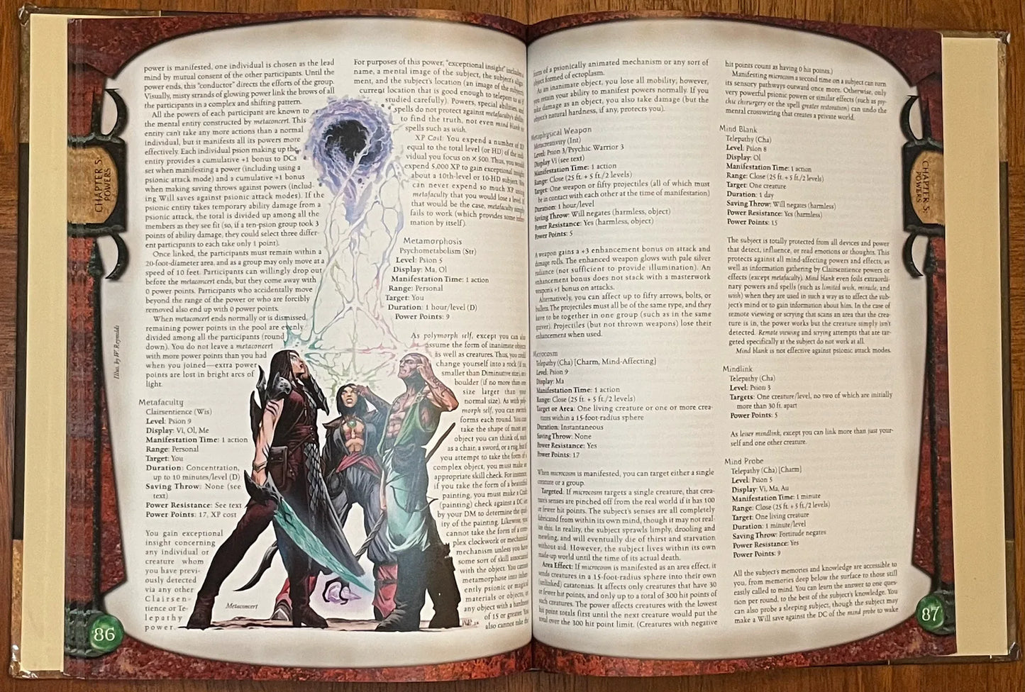 Psionics Handbook Dungeons & Dragons 3e - Lichyard Games