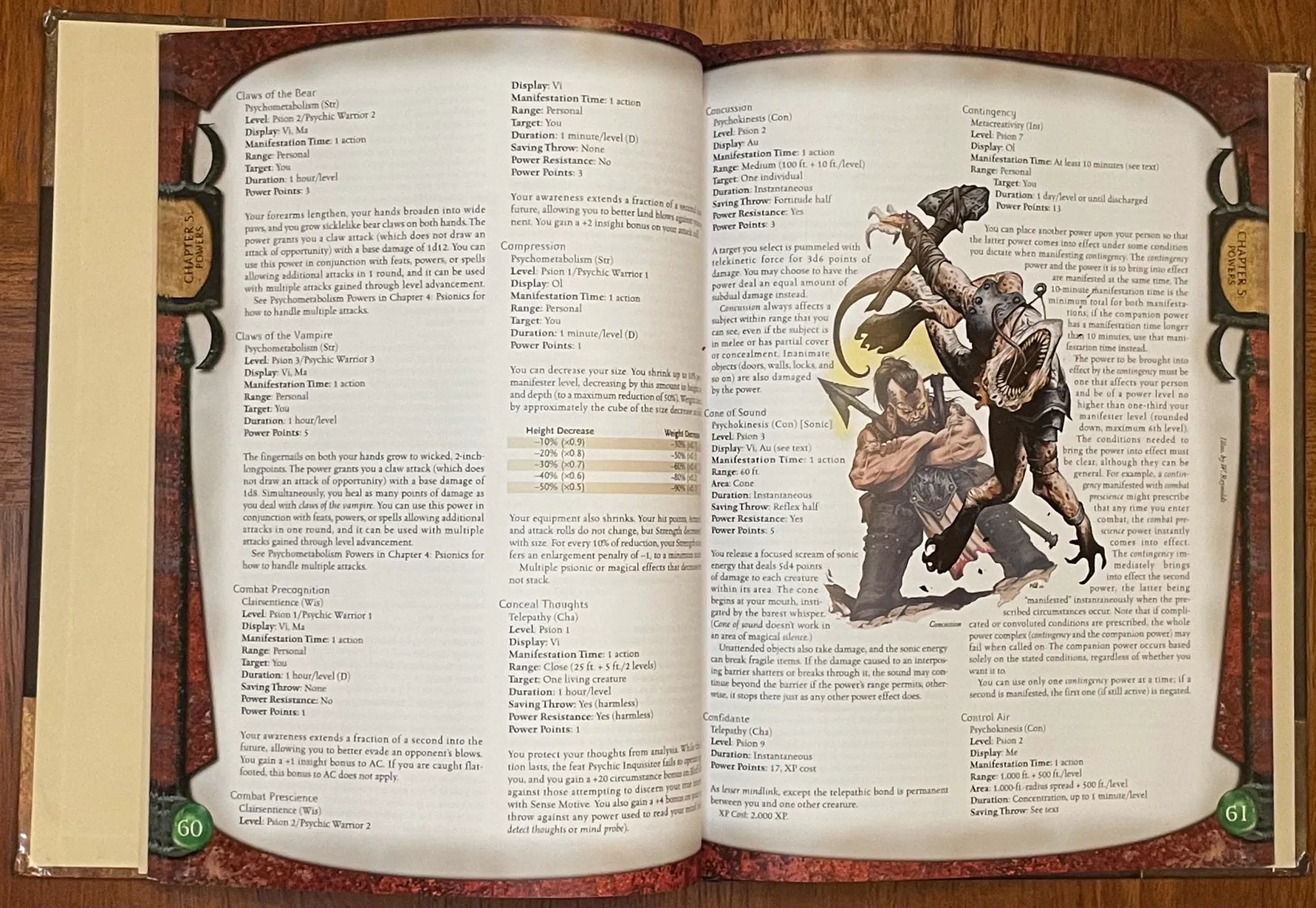 Psionics Handbook Dungeons & Dragons 3e - Lichyard Games