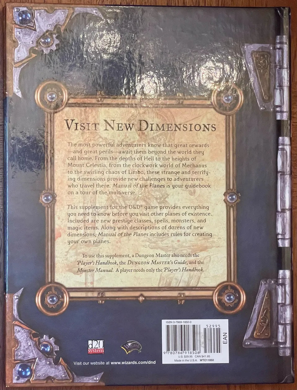 Manual of the Planes Dungeons & Dragons 3e - Lichyard Games