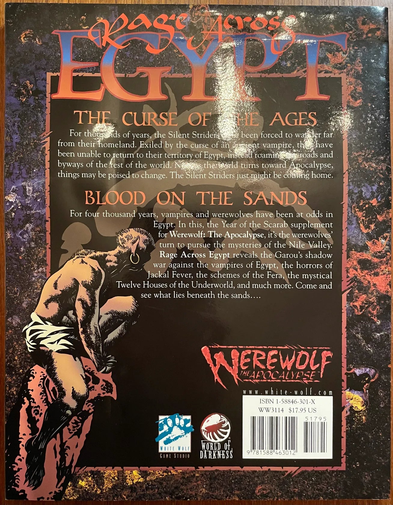 Rage Across Egypt Werewolf: The Apocalypse White Wolf - Lichyard Games
