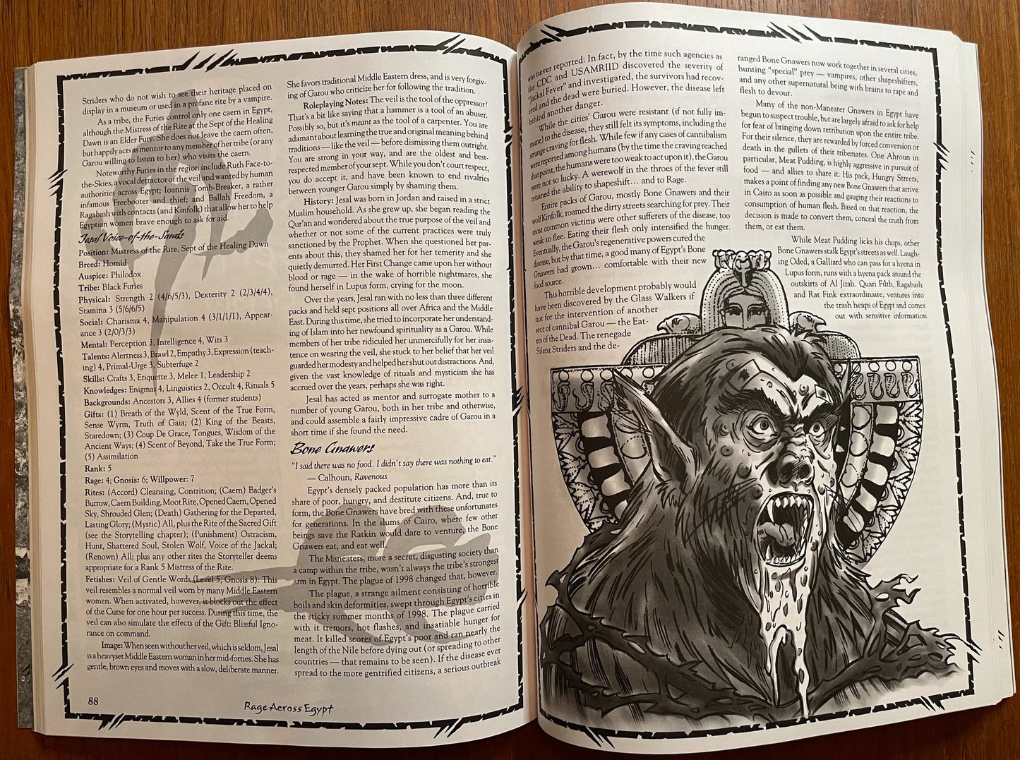 Rage Across Egypt Werewolf: The Apocalypse White Wolf - Lichyard Games