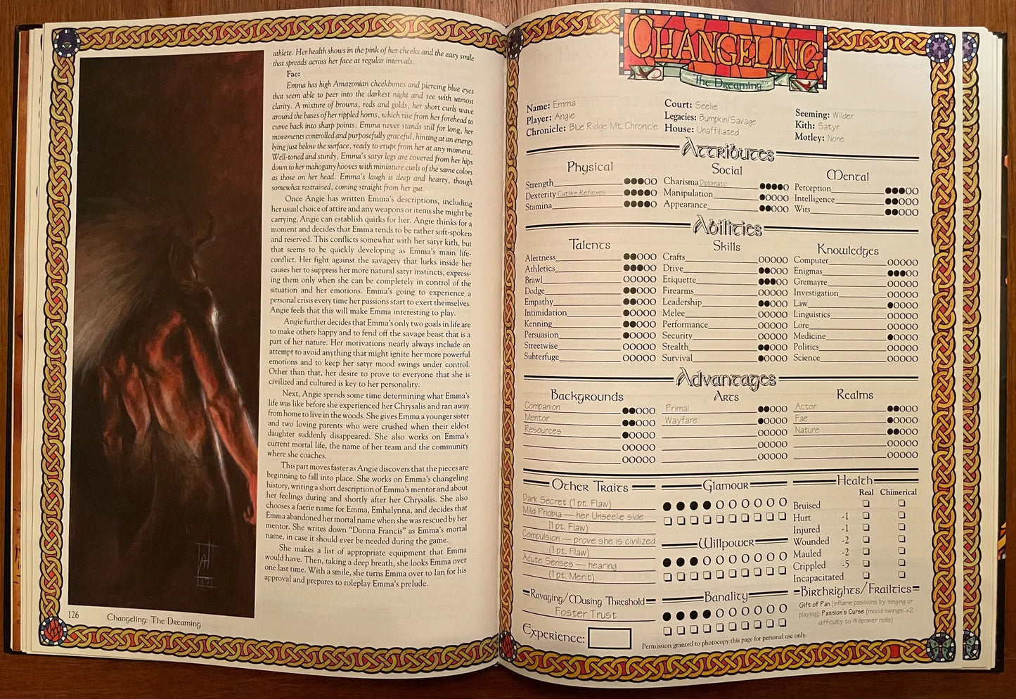 Changeling: The Dreaming 2e White Wolf - Lichyard Games