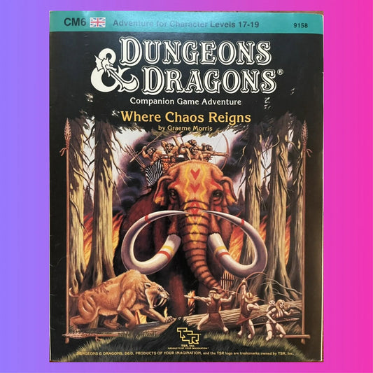 Where Chaos Reigns CM6 9158 Dungeons & Dragons - Lichyard Games