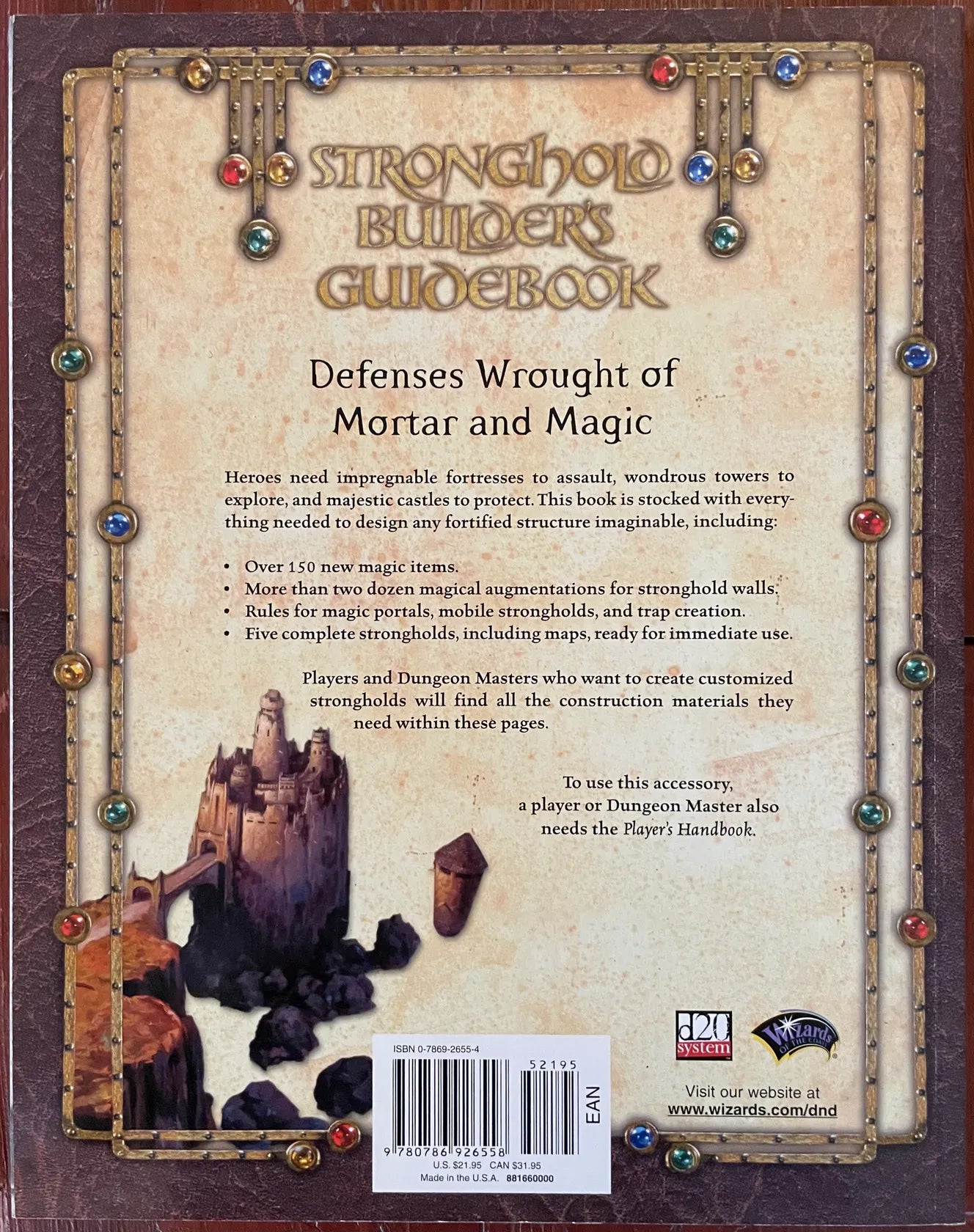 Stronghold Builder's Guidebook Dungeons & Dragons 3e - Lichyard Games