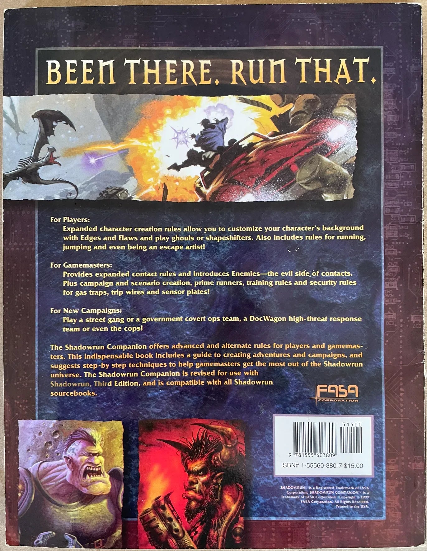 Shadowrun Companion 7905 FASA - Lichyard Games