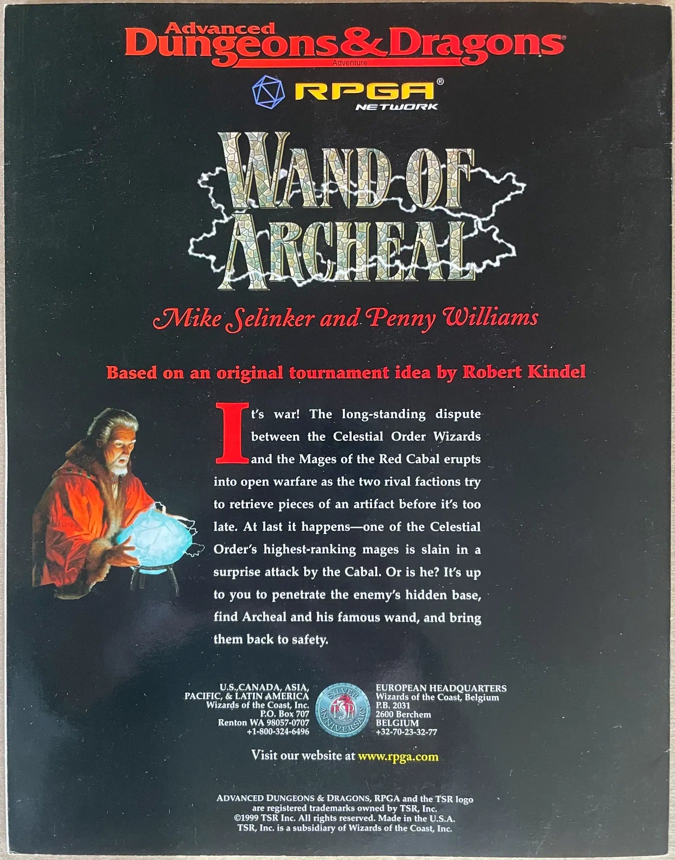 Wand of Archeal RPGA Network Advanced Dungeons & Dragons 2e - Lichyard Games