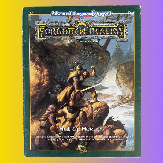 Hall of Heroes 9252 Forgotten Realms Advanced Dungeons & Dragons 2e - Lichyard Games