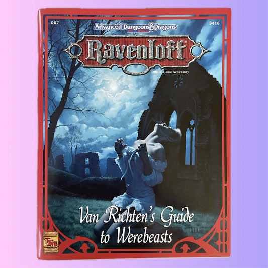 Van Richten's Guide to Werebeasts Ravenloft RR7 9416 AD&D - Lichyard Games