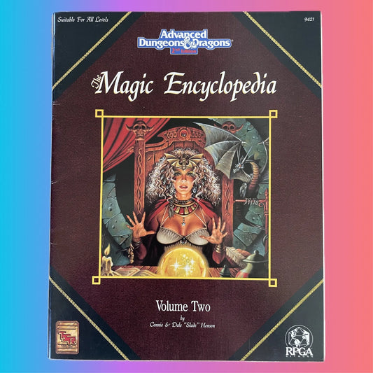 The Magic Encyclopedia Volume Two 9421 RGPA AD&D 2e - Lichyard Games