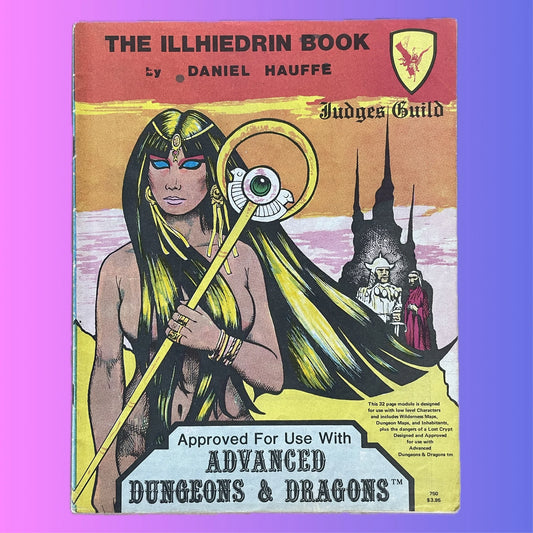 The Illhiedrin Book 750 Judges Guild AD&D - Lichyard Games
