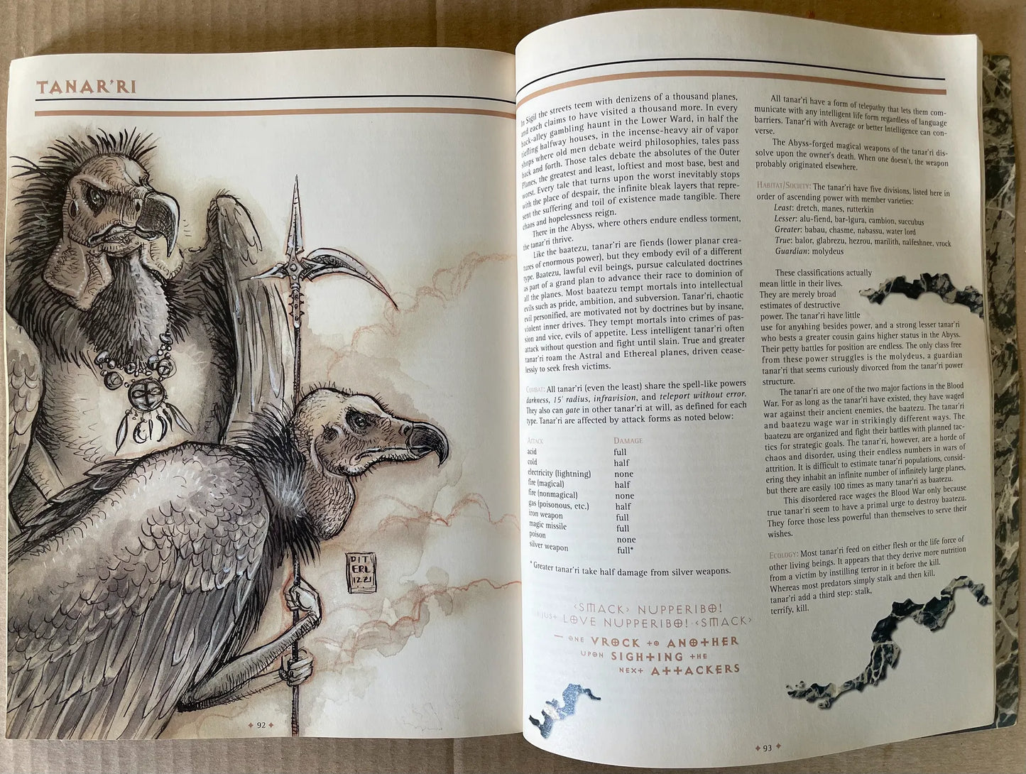 Planescape Monstrous Compendium Appendix 2602 AD&D 2e - Lichyard Games