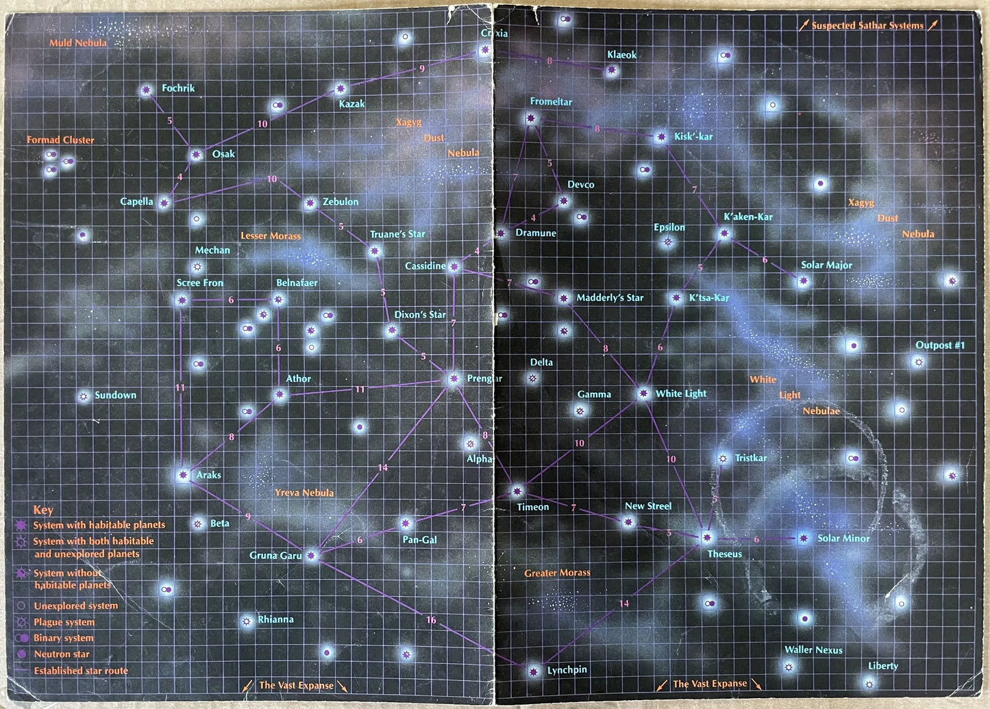 Referee's Screen and Mini-Module Star Frontiers 6801 - Lichyard Games