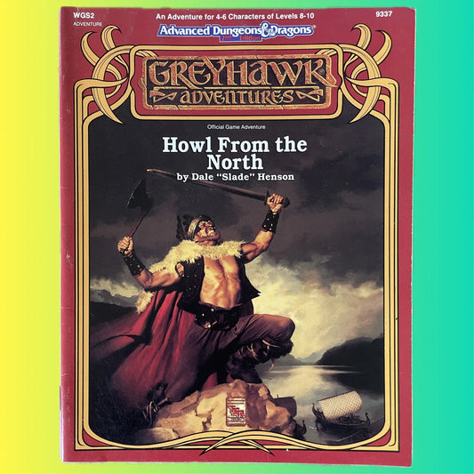 Howl From the North Greyhawk Adventures WGS2 9337 AD&D 2e - Lichyard Games