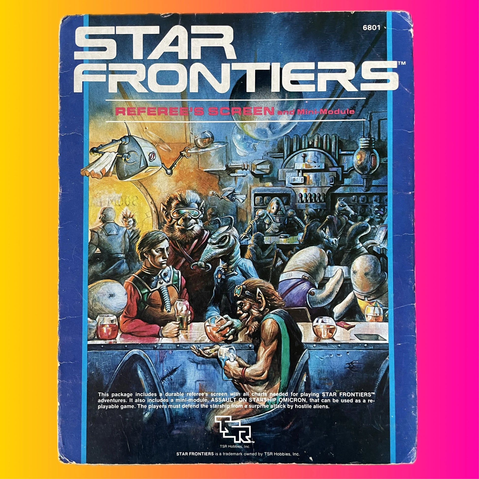 Referee's Screen and Mini-Module Star Frontiers 6801 - Lichyard Games