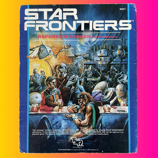 Referee's Screen and Mini-Module Star Frontiers 6801 - Lichyard Games