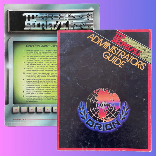 Administrators Guide Top Secret/S.I. - Lichyard Games