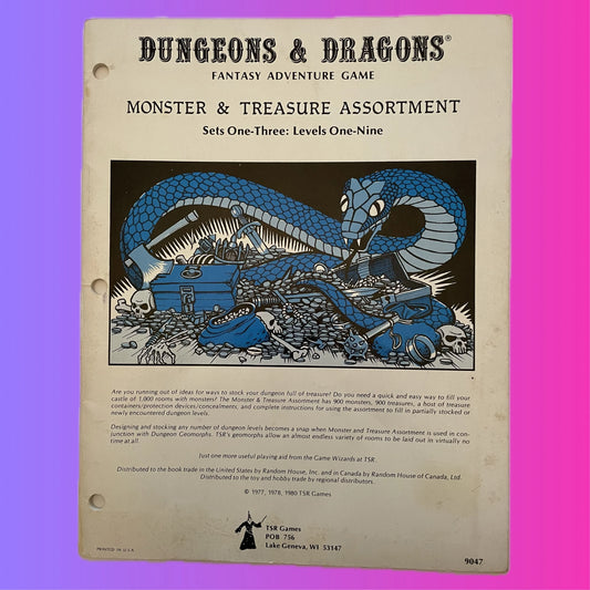 Monster & Treasure Assortment Set One-Three 9047 Dungeons & Dragons - Lichyard Games