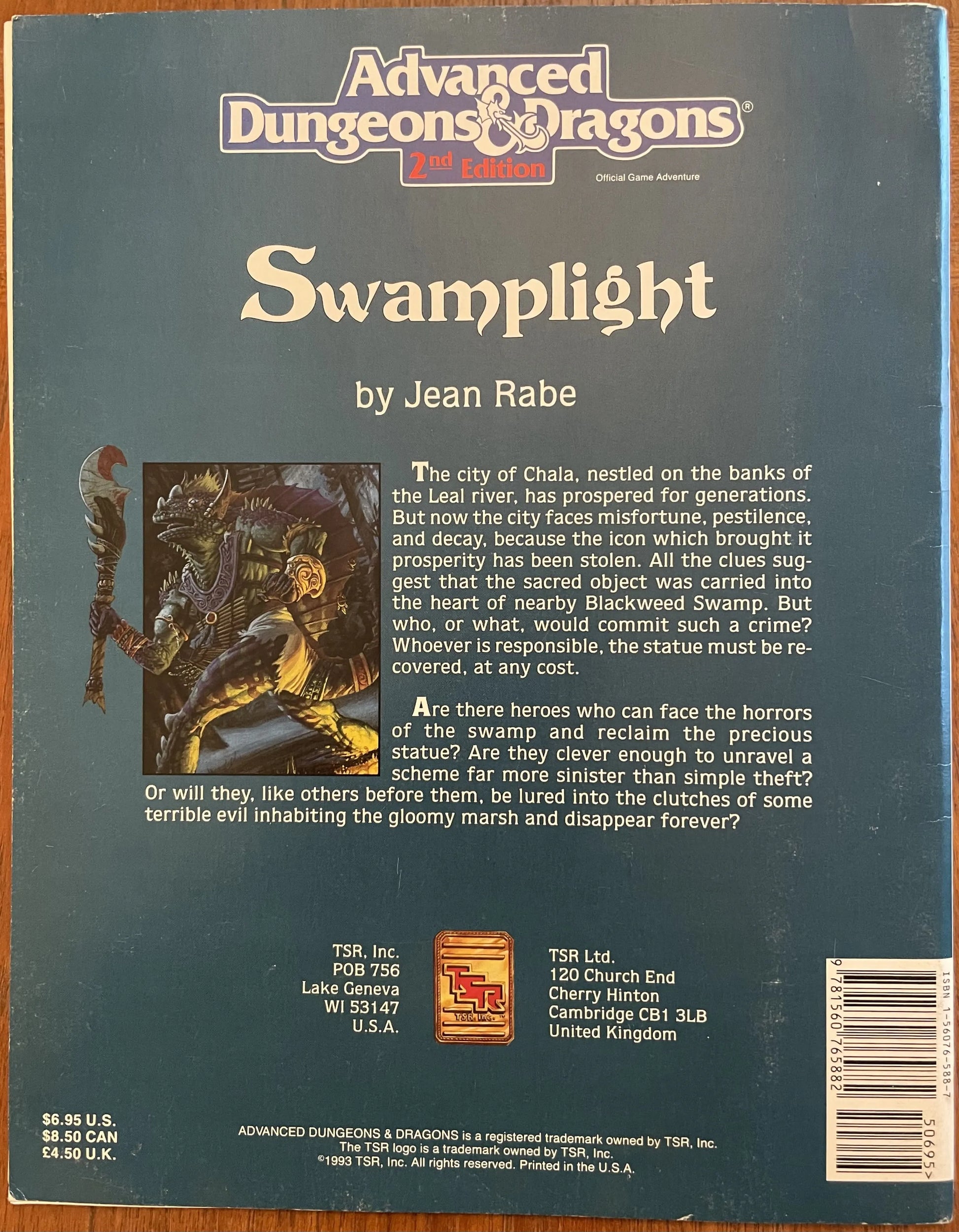 Swamplight GA2 9424 Advanced Dungeons & Dragons 2e - Lichyard Games