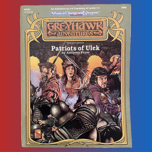 Patriots of Ulek WGQ1 9385 Advanced Dungeons & Dragons 2e - Lichyard Games