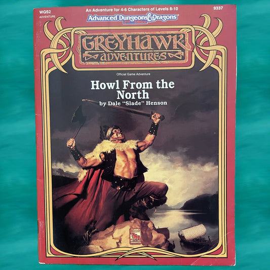 Howl From the North Greyhawk Adventures WGS2 9337 AD&D 2e - Lichyard Games