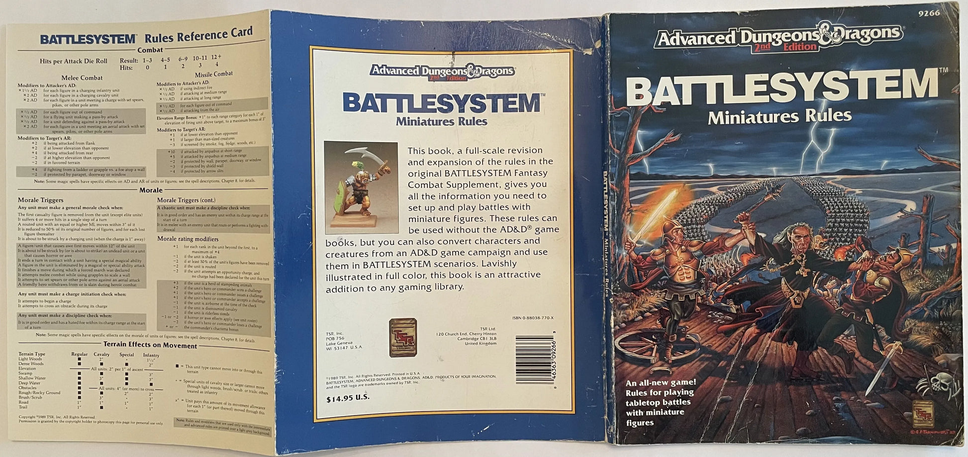 Battlesystem Miniatures Rules 9266 AD&D 2e - Lichyard Games