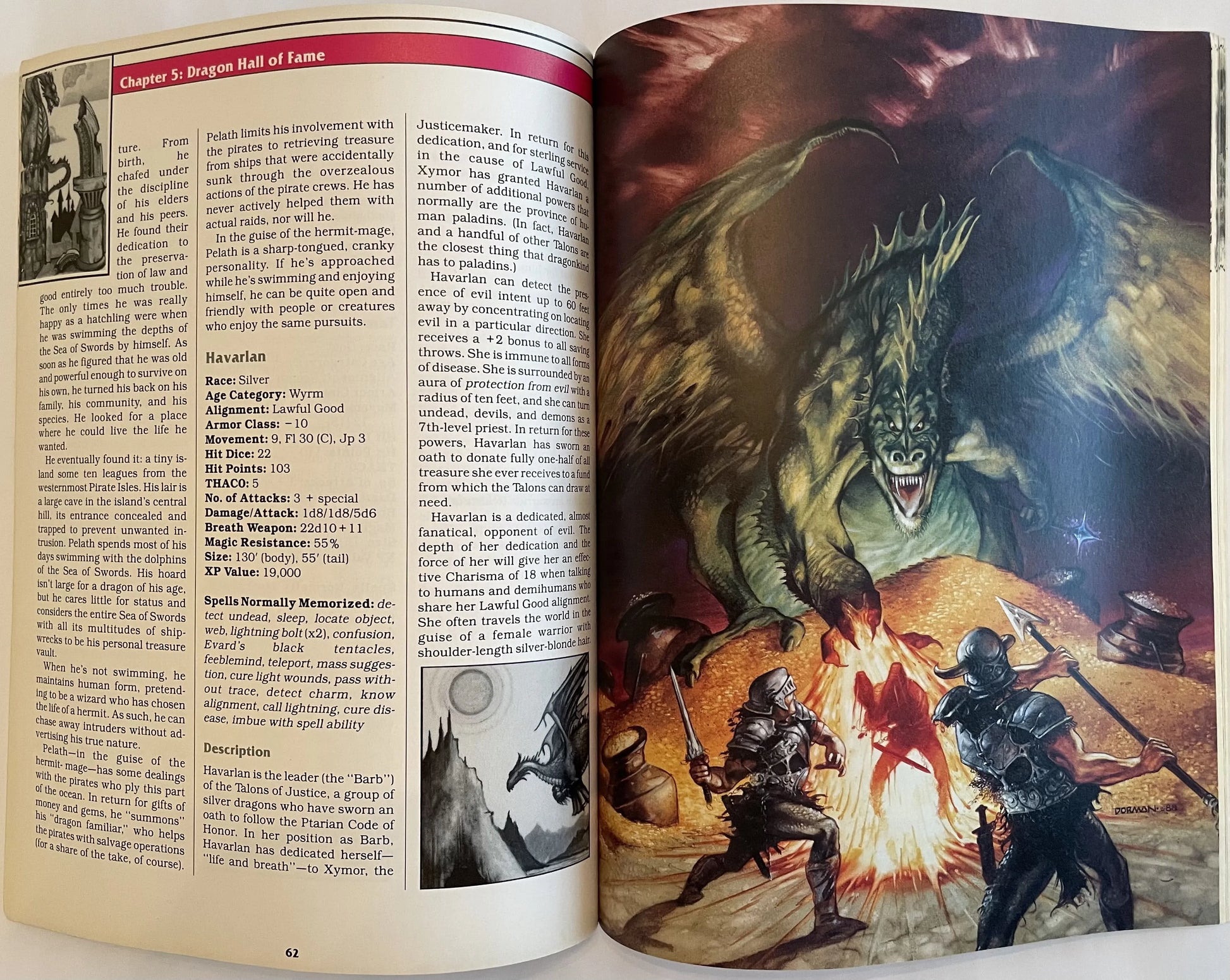 Draconomicon Forgotten Realms FOR1 9297 AD&D 2e - Lichyard Games
