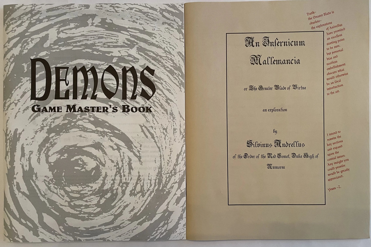Demons Role Aids 752 Mayfair Games Advanced Dungeons and Dragons AD&D - Lichyard Games