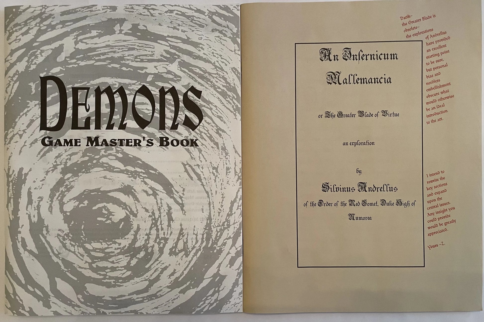 Demons Role Aids 752 Mayfair Games Advanced Dungeons and Dragons AD&D - Lichyard Games