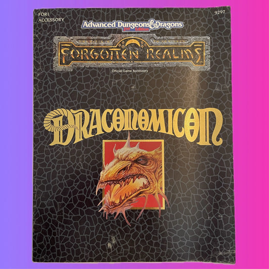 Draconomicon Forgotten Realms FOR1 9297 AD&D 2e - Lichyard Games