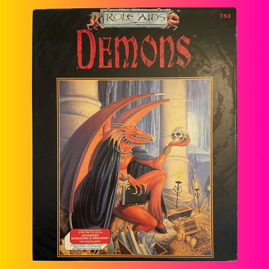 Demons Role Aids 752 Mayfair Games Advanced Dungeons and Dragons AD&D - Lichyard Games
