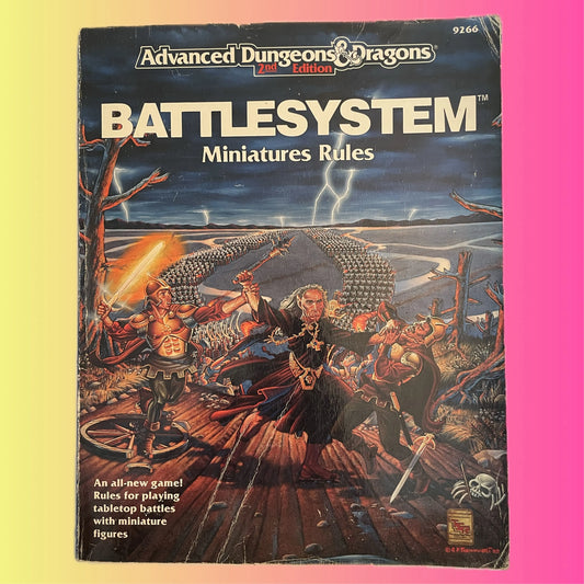 Battlesystem Miniatures Rules 9266 AD&D 2e - Lichyard Games