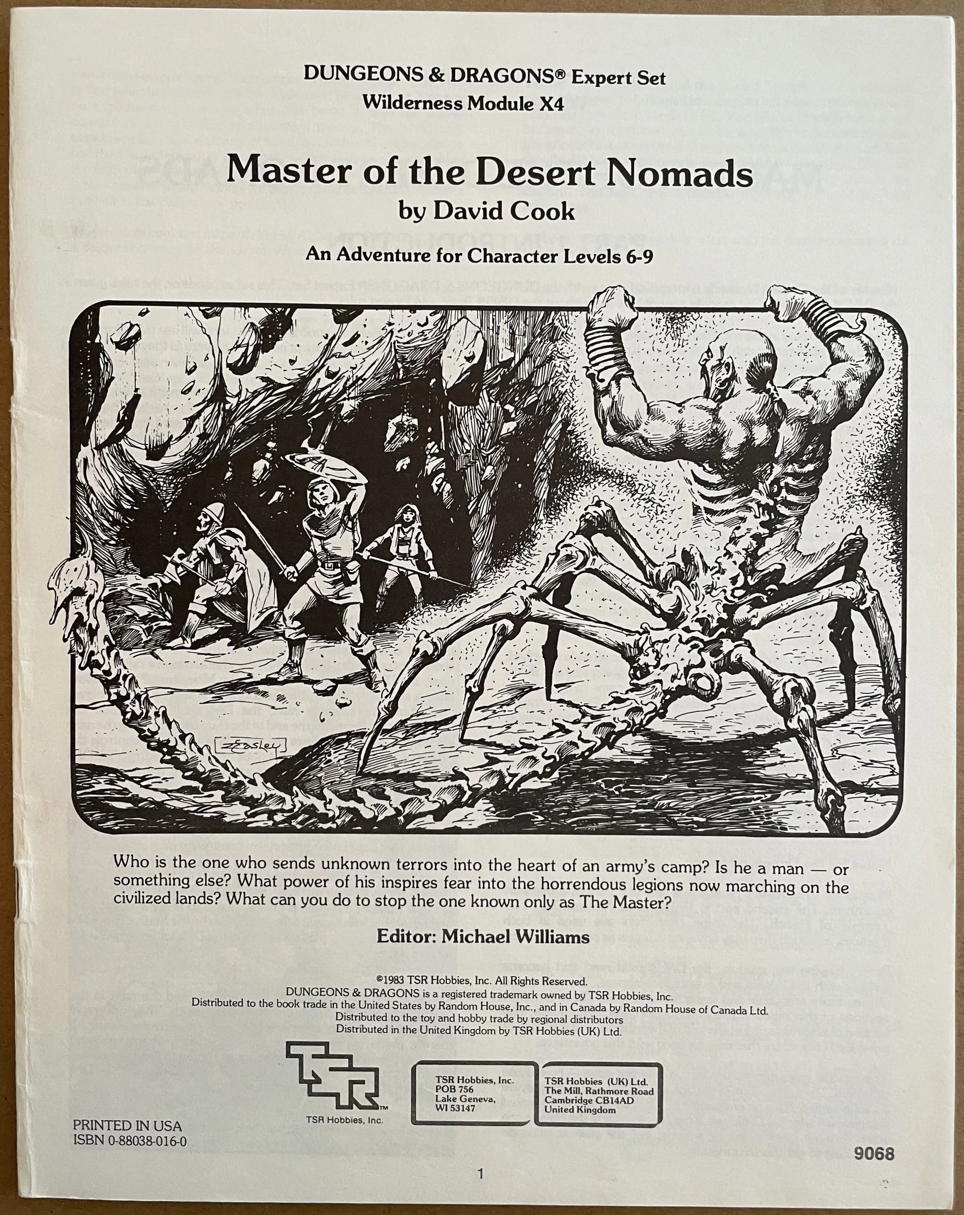 Master of the Desert Nomads X4 9068 Dungeons & Dragons - Lichyard Games