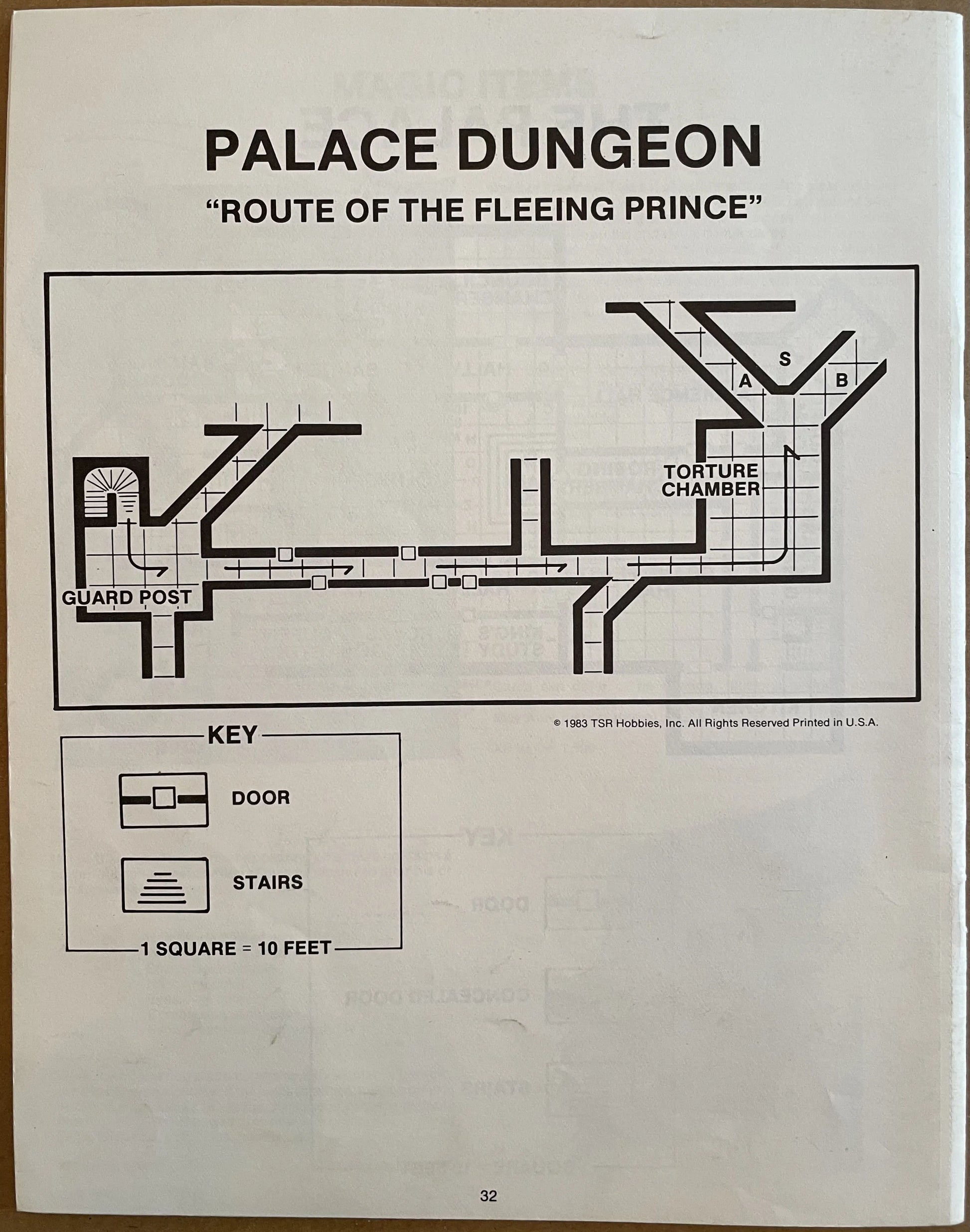 Dungeonland EX1 9072 Advanced Dungeons & Dragons 1e - Lichyard Games