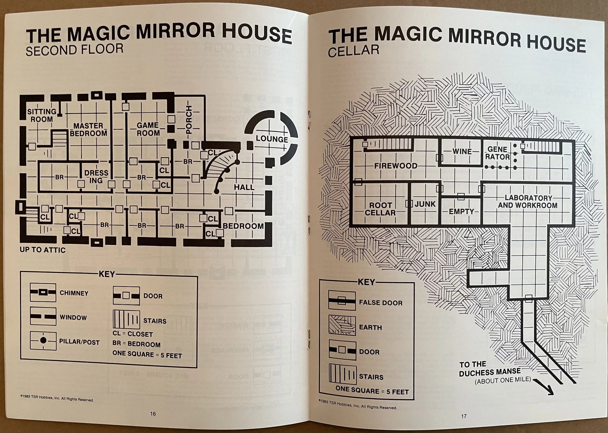 Land Beyond the Magic Mirror EX2 9073 Advanced Dungeons & Dragons 1e - Lichyard Games