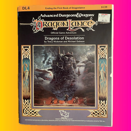 Dragons of Desolation Dragonlance DL4 9139 AD&D 1e - Lichyard Games