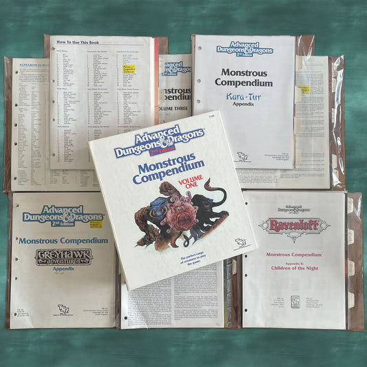 Monstrous Compendium Super Lot Advanced Dungeons & Dragons 2e - Lichyard Games