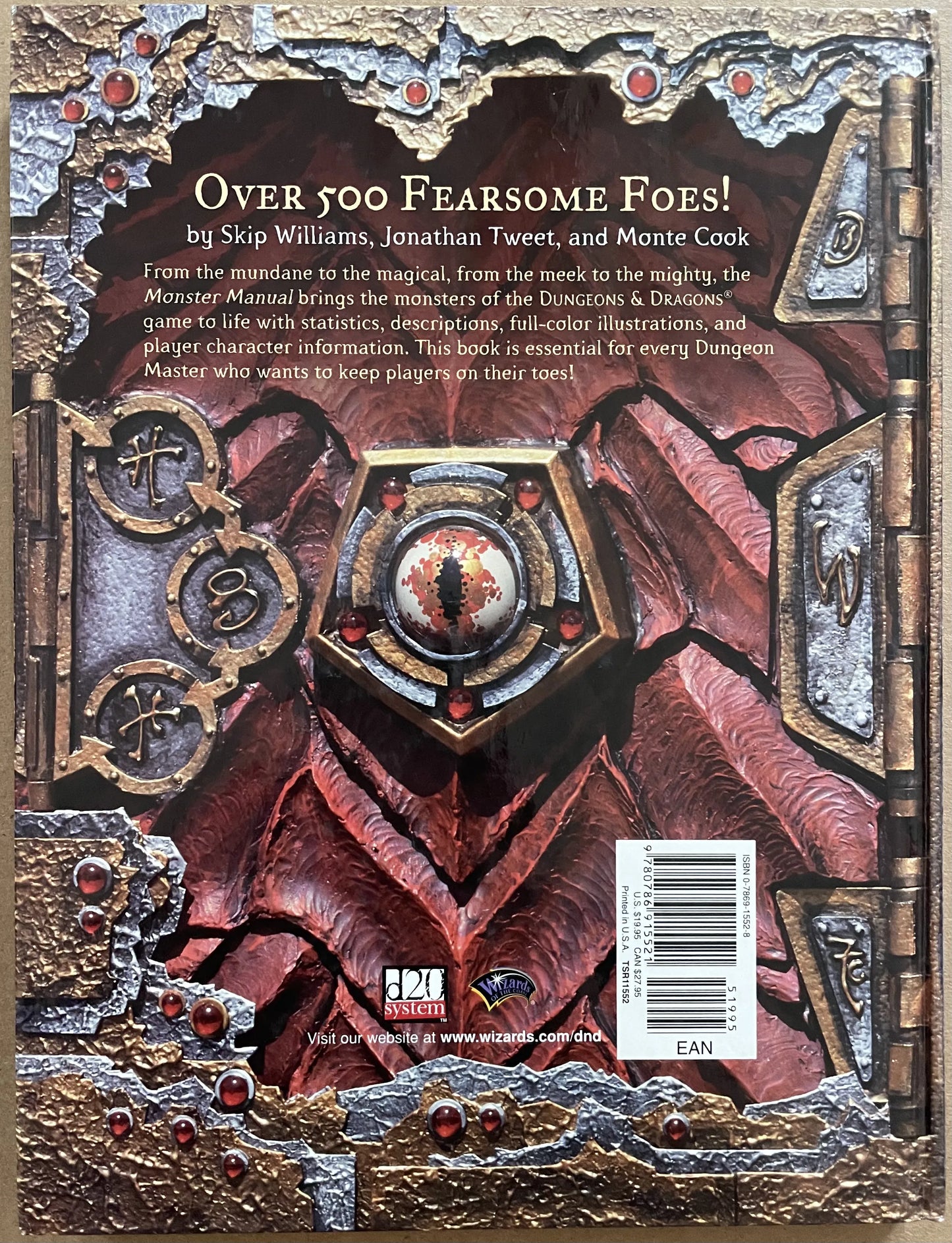 Monster Manual Dungeons & Dragons 3e - Lichyard Games